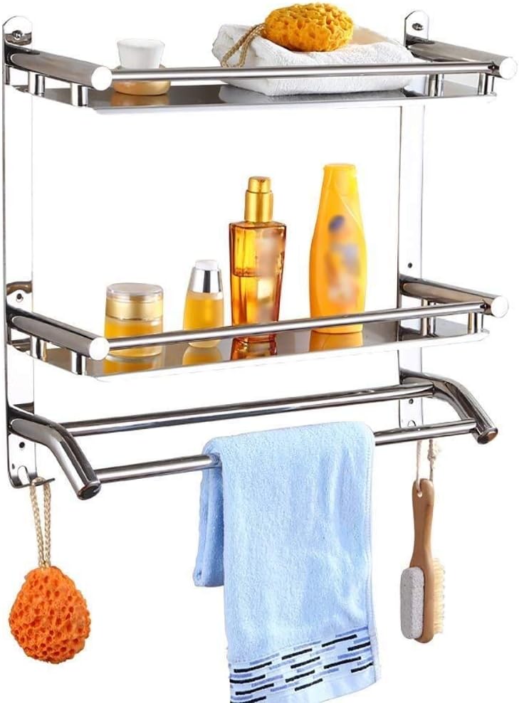 ZfgG stanzungsfreies Badezimmer-Regal Toilettenartikel Aufbewahrung