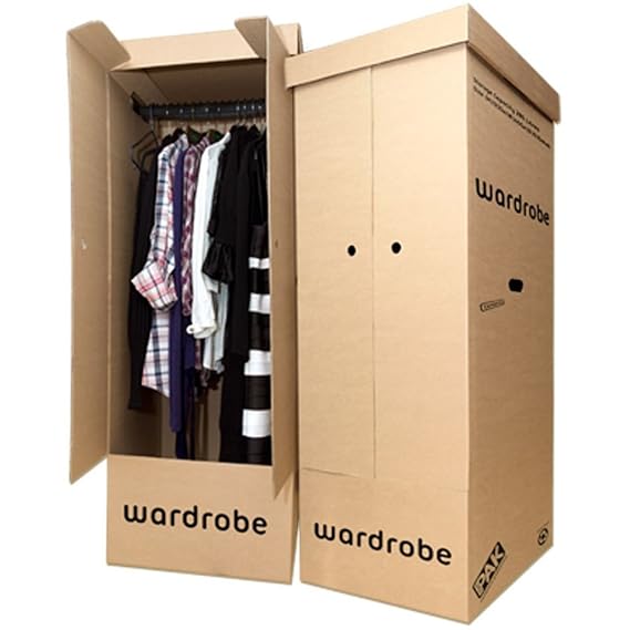 StorePAK Wardrobe Box Pack of 2. Amazon.co.uk Kitchen & Home