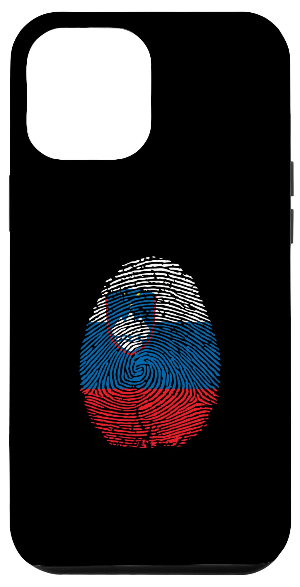 iPhone 15 Plus Funny it's in my DNA Slovenia flag Fingerprint Case