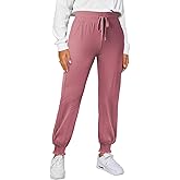 Dokotoo Womens High Waisted Lounge Joggers Elasticity Drawstring Side Pocket Casual Cuffed Casual Yoga Sweatpants