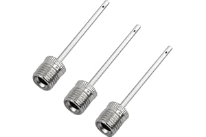 Mobi Lock 3 Pcs Ball Pump Inflation Needle - Stainless Steel Air Pump Needles - Ideal for Blowing Up Football, Basketball, Volleyball, and All Other Sports Balls