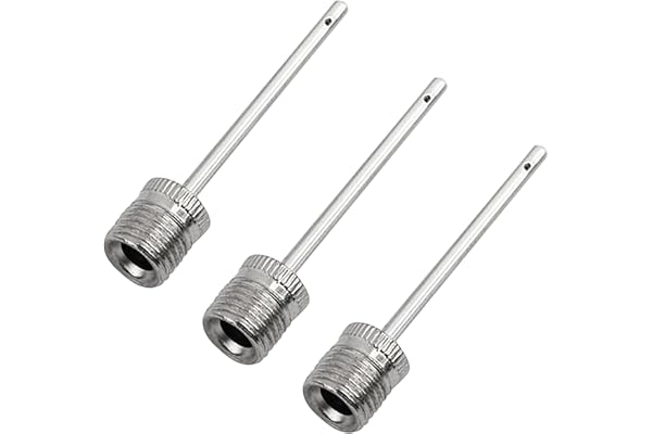 Mobi Lock Ball Pump Inflation Needle - Stainless Steel Air Pump Needles - Ideal for Blowing Up Football, Basketball, Volleyba