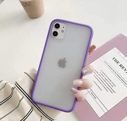 Amazon Keel Iphone 12 12pro 12mini ケース Case Tpu 半透明 韓国 衝撃吸収 耐衝撃 クリアケース ソフト ハード おしゃれ 6 1インチ 5 4inch スマートフォン スマホ アイフォン アイフォーン 画面保護 カメラ保護 プロ ミニ 薄型 軽量 紫 パープル