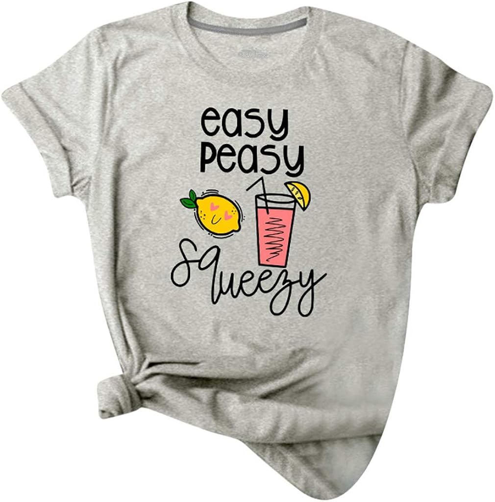 Smoxx Women's Casual Letter Print Crewneck T-Shirt Long Sleeve Tunic Tops Sweatshirt with Pockets for Mother'Day