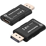 SIENOC Display Port DP Male to HDMI Female Connector Adaptor Color Black