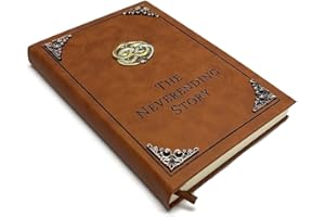 COSTUMEBASE The Neverending Story Book Auryn Bastian Atreyu Replica Novel Brown