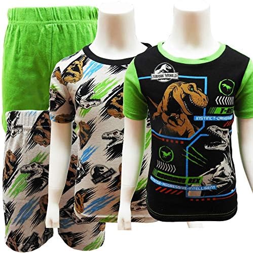 Jurassic World ジュラシックワールド 恐竜 激安通販専門店 子供用パジャマ 110 1cm 2着セット 6 キッズパジャマ 寝巻 半袖パジャマ