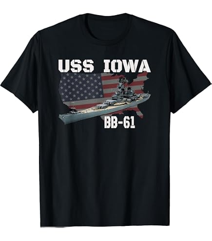 Amazon.com: USS Iowa Battleship WW2 American Warship BB-61