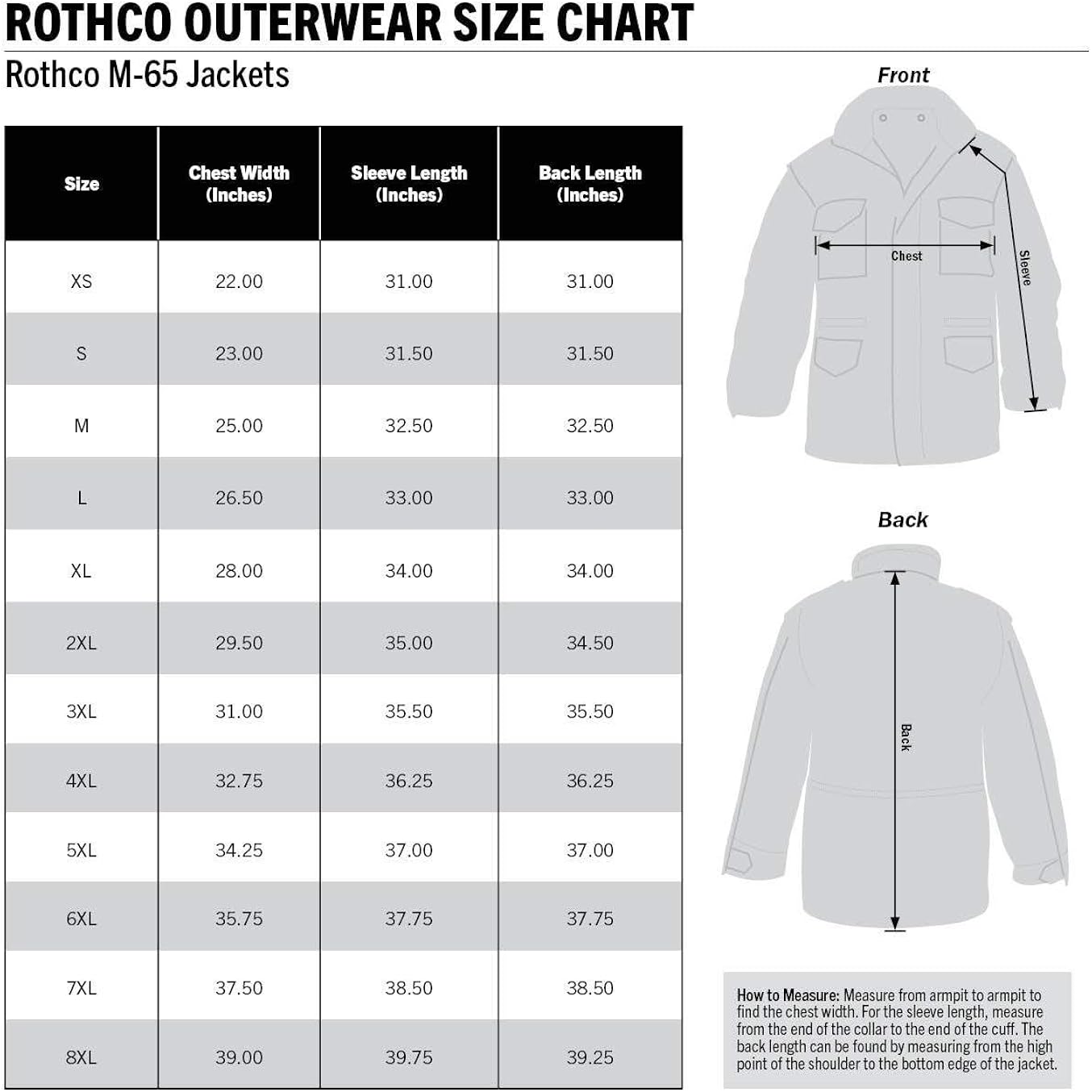 Rothco M-65 Field Jacket: Clothing