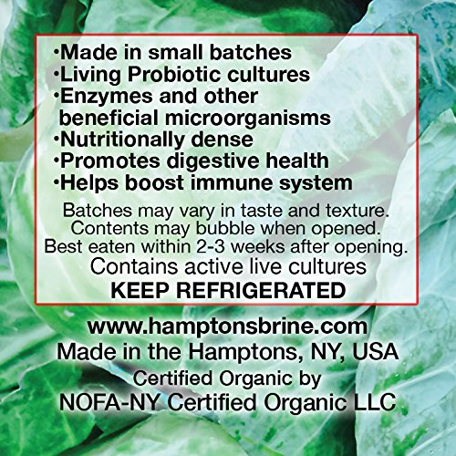Hamptons Brine Raw Probiotic Sauerkraut - Carrots. Rich in Probiotics. 100% Certified Organic. Fermented. Prebiotic… - Image 3