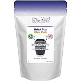 GramZero Blackberry Zero Calorie Sugar Free Drink Mix, Great For Nutrition Club Loaded Tea, Stevia Sweetened