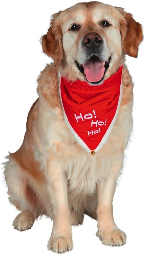 Collier Bandana De Noel Ho Ho Ho Pour Chatchien 45 55cm25mm