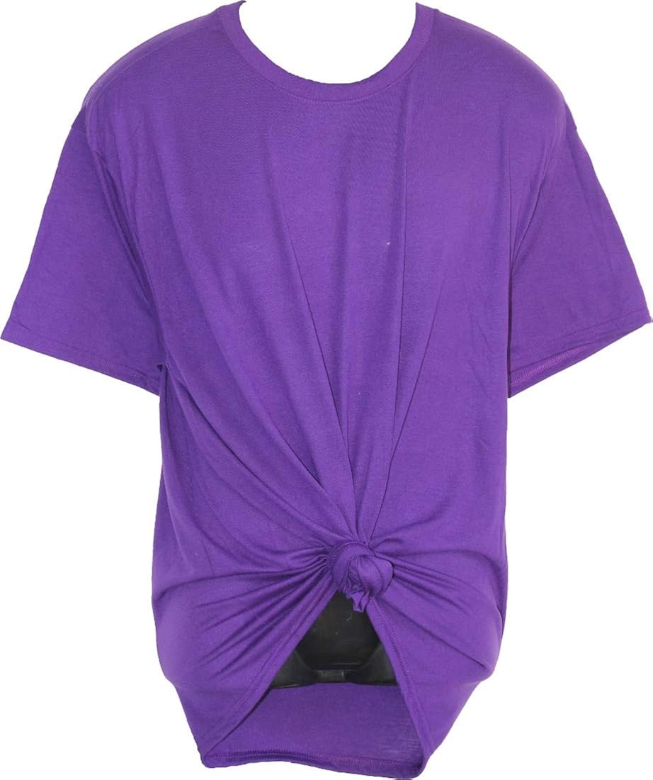 purple batwing top