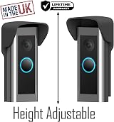 Mars Outpost Rain Cover for Ring Video Doorbell Pro/Pro 2 No Drill Mount view 8