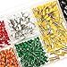 800pcs Wire Copper Crimp Connector Insulated Cord Pin End Terminal AWG 22-10 Kit