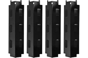 Criditpid Grill Replacement Parts for Charbroil 463436215, 463440109, 463230515, Porcelain Steel Heat Plate Shields, Burner Cover Parts for Master Forge GD4215S. (4 Pack)