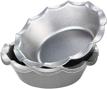 Amazon.com: Webake Mini Pie Pan Set of 4, Nonstick 5 Inch Pie Plate ...