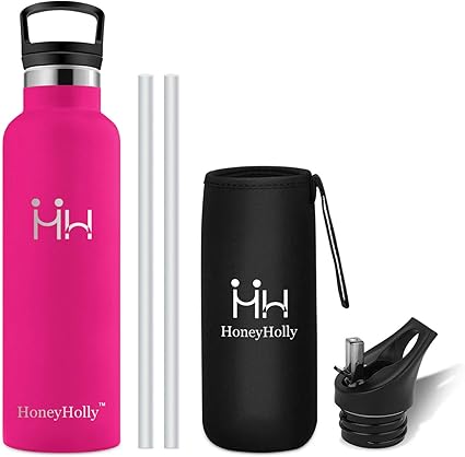 Amazon Honeyholly 水筒 ステンレスボトル 魔法瓶 2way ストローボトル カバンー付き 500ml 600ml 750ml 1000ml 子供 赤ちゃん ミニ Honeyholly ホーム キッチン 通販