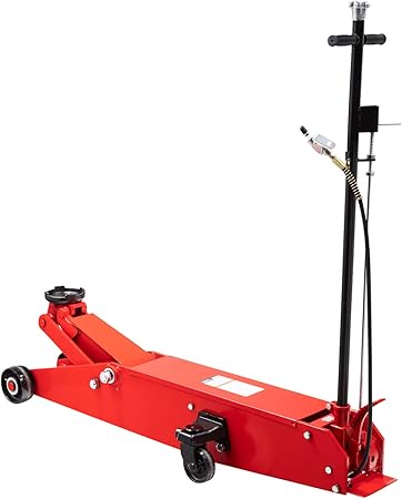 Sunex 6614 Air Hydraulic Floor Jack 10 Ton Capacity Two Methods Of Operation Hydraulic Power Unit 3 Position Handle Lock Wiper Seals Rust