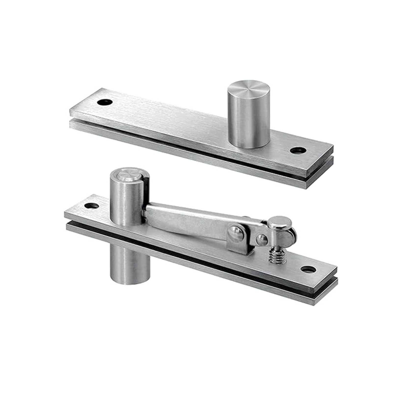 Mgoodoo Pivot Hinge, Hidden Door Hinge for Wood Secret Door Stainless Steel Heavy Duty Invisible Door Pivot Hinges