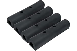 Rubber Bumper Strip, Universal 10" x 2" x 2" inch - Protection Guard for Delivery Van, Work Truck, Trailer, Loading Dock, Rea