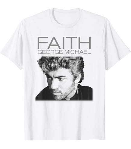Amazon.com: George Michael Faith Tour T-Shirt : Clothing, Shoes