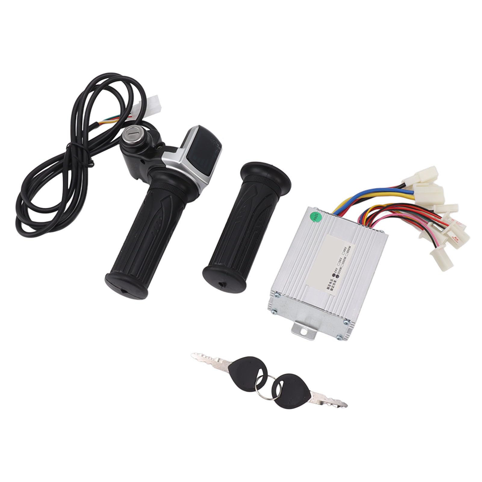 Photo 1 of Throttle Grip with Lock, Anti Aging Motor Brushed Speed Controller Power Display Circuit Speed Motor Controller Low Failure Rate 24V 350W for MX350 Electric Scooter