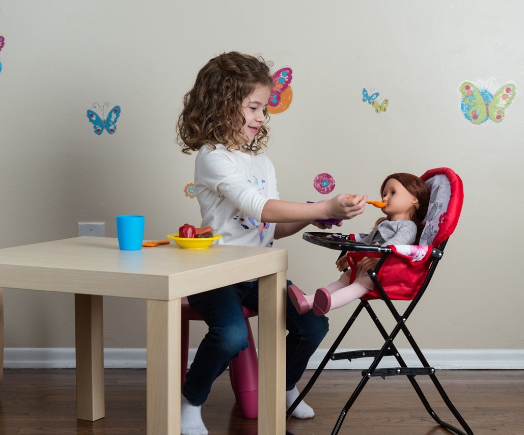 doll pack n play set