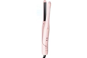 Wavytalk 0.65" Pencil Flat Iron, Cool Curl Pencil, Small Airflow Styler and Straightener for Short Hair, Pixie Cut and Edges,