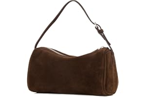 DONNAIN Premium Suede Leather Crossbody Purses for Women, Small Shoulder Bag with Adjustable Strap and Crossbody Hobo Bag