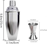 Marouom 750 ml Cocktail Shaker Set with Strainer and Jigger view 4