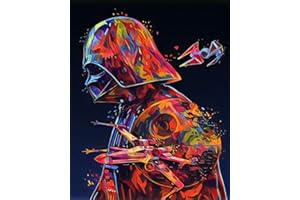 Hlison DIY Paint by Numbers for Adults Beginner, Acrylic Paint by Number Beginner, Easy Painting by Numbers for Adults Kids, Watercolor Paint by Number Decoration Gift (16 x 20 Inch)