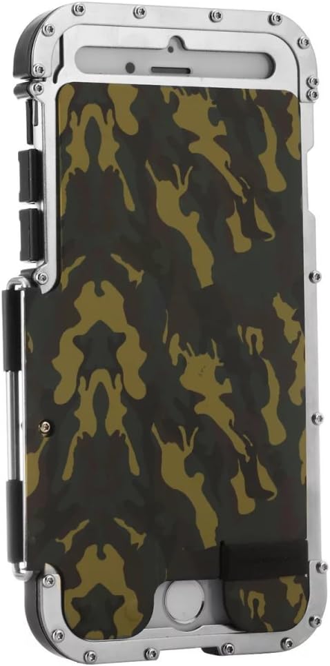 iPhone 7 Case,iPhone 8 Case,ARMOR KING Outdoor Dropproof Shockproof Stainless Steel Heavy Duty Clamshell Flip Cover for Apple iPhone 7 8(Camouflage)