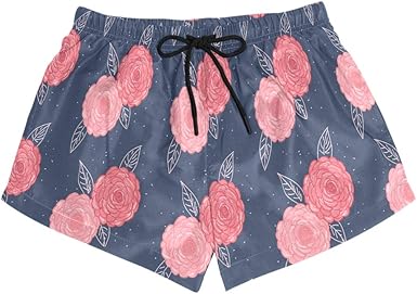 royal blue swim shorts womens