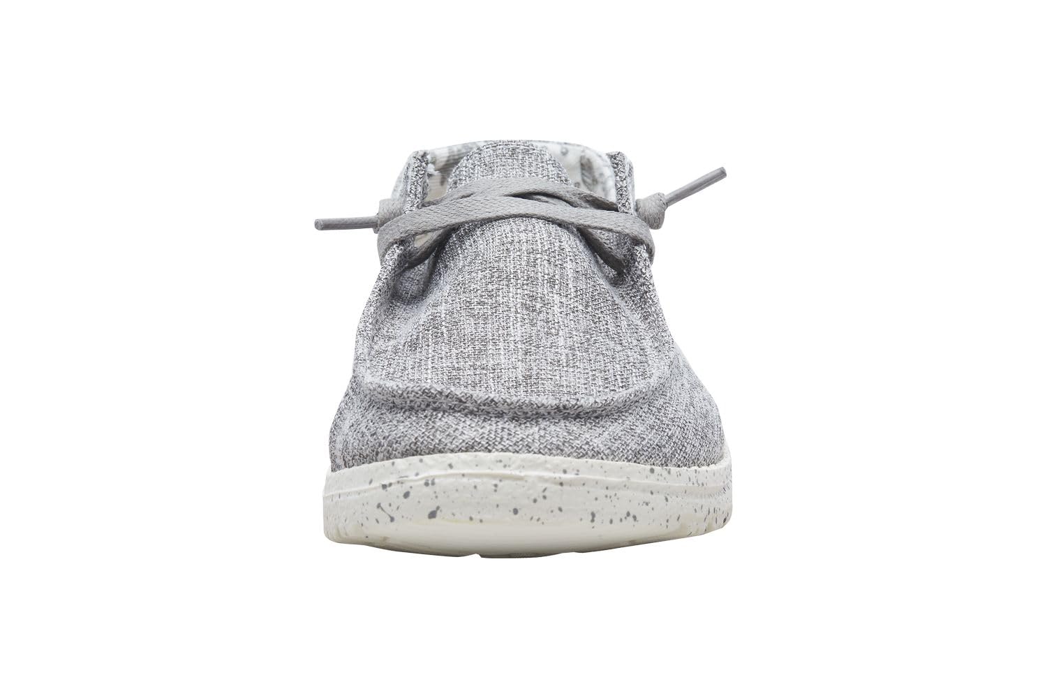 HEYDUDE Hey Dude Women's Wendy Chambray | Women's Shoes | Women's Lace Up Loafers | Comfortable & Light-Weight