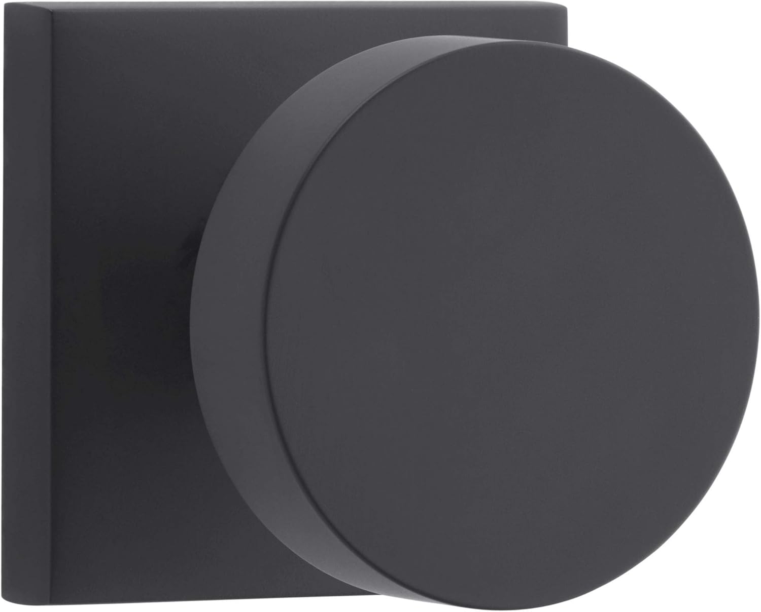 Baldwin PSCONCSR190 Modern Passage Door Knob Set with Modern Square Trim from The Reserve Collection