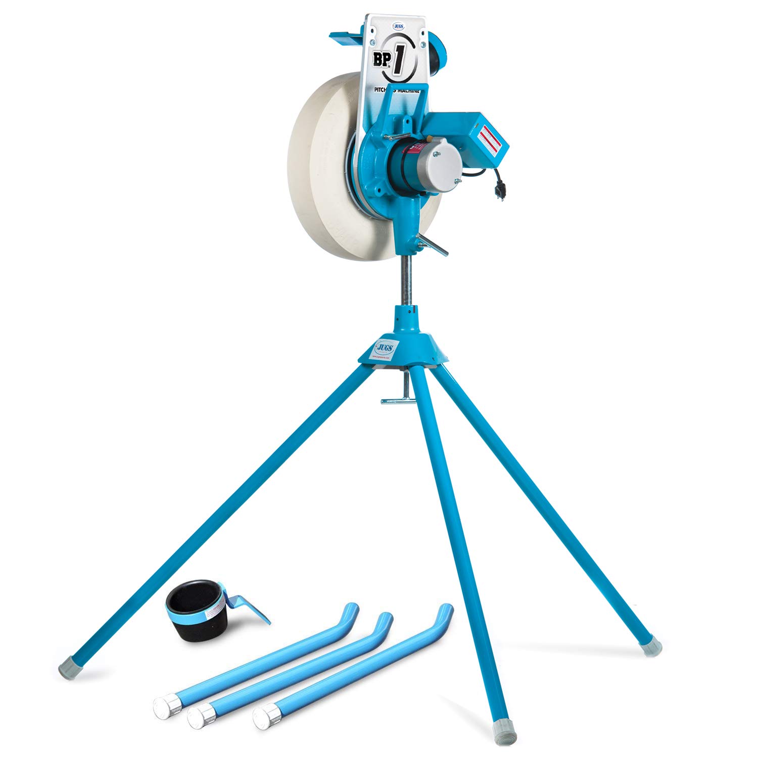 Jugs BP1 Baseball/Softball Combo Pitching Machine Throws Baseballs or