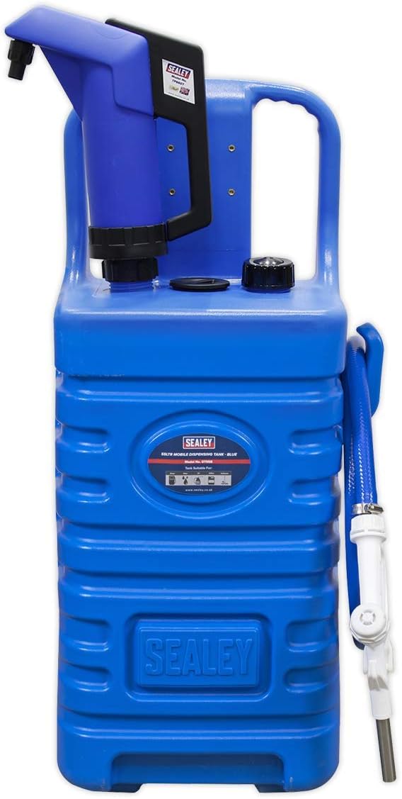 Sealey DT55BCOMBO1 55ltr Mobile Dispensing Tank with AdBlue Pump - Blue - Image 4
