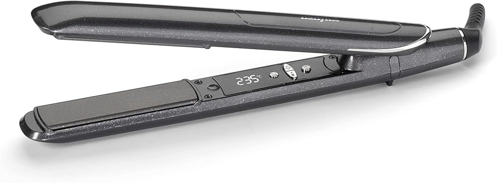 BaByliss Platinum Diamond 235 Hair Straighteners Ionic Ceramic 10 Heat Settings
