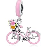 PANPOKI Travel Holiday 925 Sterling Silver Charms for Bracelets and Necklace Dangle Pendants Airplane Passport Globe Slippers Bead Jewelry Present for Women Family Friends