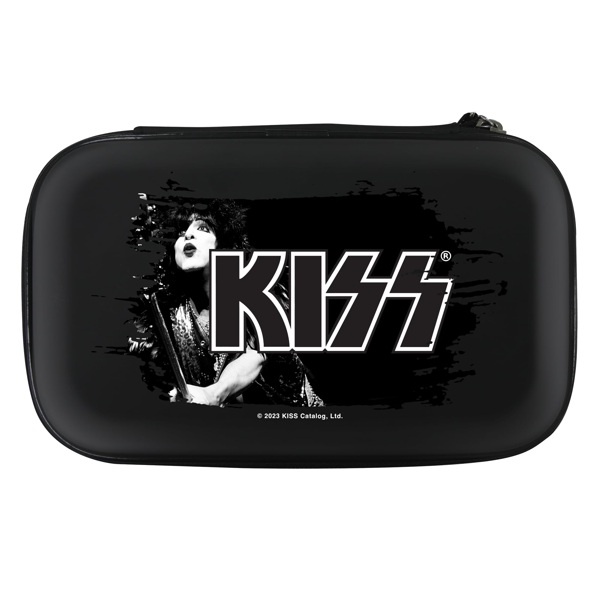 Kiss Officially Licensed Darts Wallet Storage Case Holds 6 Darts (Black Logo)