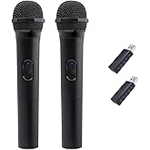 Mcbazel 2 Pack Wireless USB Gaming Microphone Compatible with Xbox Series X/S, PS5, Switch OLED, NS Switch/Switch2, PC, PS4, PS3, PS2, Xbox One X/S, Xbox One, Xbox 360, Wii