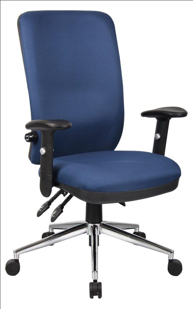 Halcyon Chiropractor Approved Orthopaedic Office Chair Blue Amazon