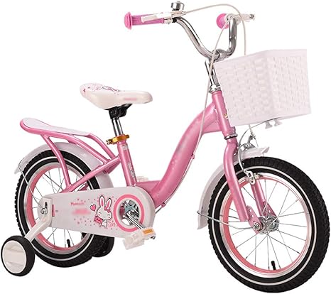Amazon Co Jp 3 9歳の少女自転車12 14 16 18インチ補助輪付き子供用自転車 三脚付き子供用自転車 幼児用自転車 ピンク ブルー パープル ホーム キッチン