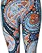 VIV Collection Regular Size Printed Brushed Leggings (ICY Paisley)