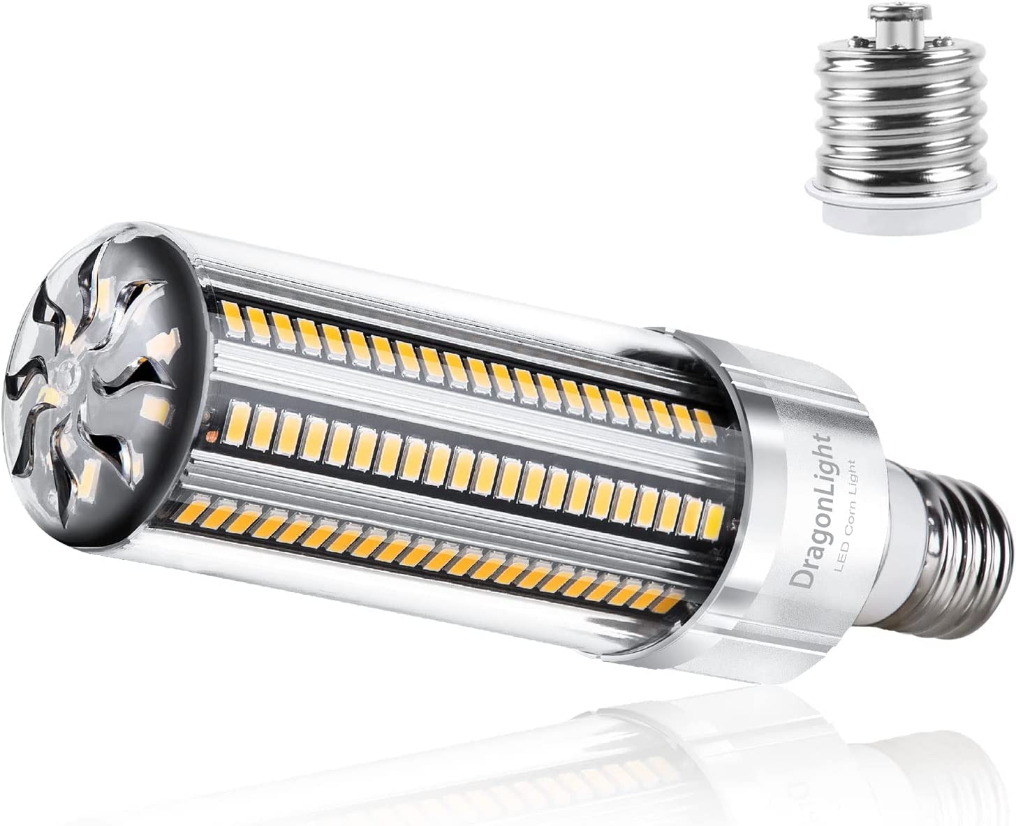 DragonLight 50W Super Bright Corn LED Light Bulb(400 Watt Equivalent) - E27/E40 Large Base LED Lamp - 6000K Daylight 6000 Lumens for Large Area Commercial Ceiling Lighting — image 1