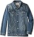 The Children's Place Big Boys' Basic Denim Jacket, Stream, X-Large