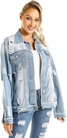 jean jacket womens clothing