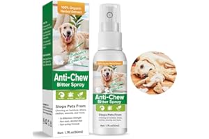 Zymise Bitter Spray for Dogs to Stop Chewing, No Chew Spray for Dogs, Pet Corrector Spray for Indoor and Outdoor Use, Prevent Scratching Furniture, Shoes, Plants