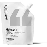Hairstory New Wash Original Fragrance Free for Sensitive Scalp 20 oz | Detergent Free Cleansing and Conditioning Cream for Sensitive Scalp, Sulfate Free Shampoo and Conditioner, All Hair Types
